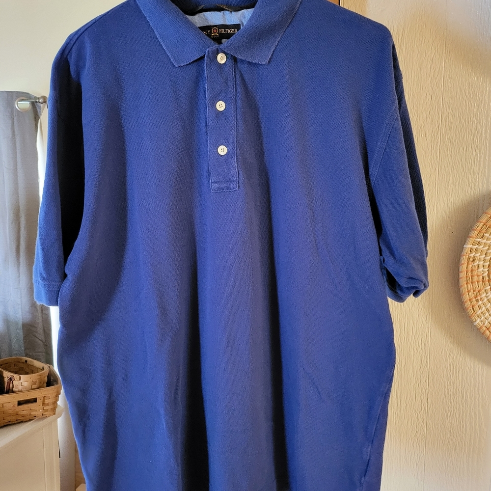 Tommy Hilgilfer Blue Golf Polo XL